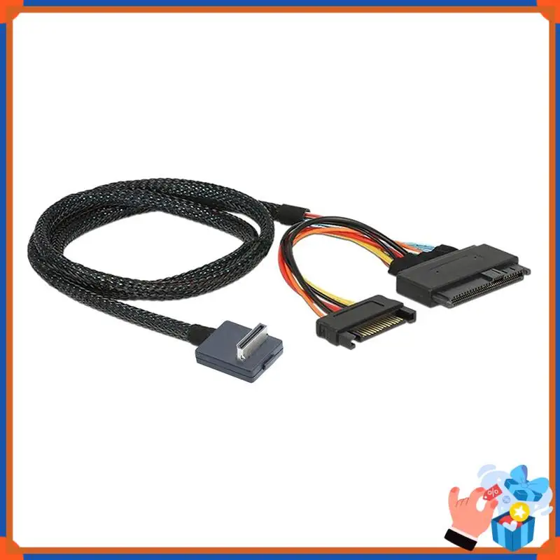 Компактный PCIE Oculink SFF-8611 4I 90 градусов к U.2 SAS SFF 8639 Nvme SSD + 15P Кабель-адаптер SATA Высокоскоростная передача данных 0,5 м
Компактный PCIE Oculink SFF-8611 4I 90 градусов к U.2 SAS SFF 8639 Nvme SSD + 15P Кабель-адаптер SATA Высокоскоростная передача данных 0,5 м