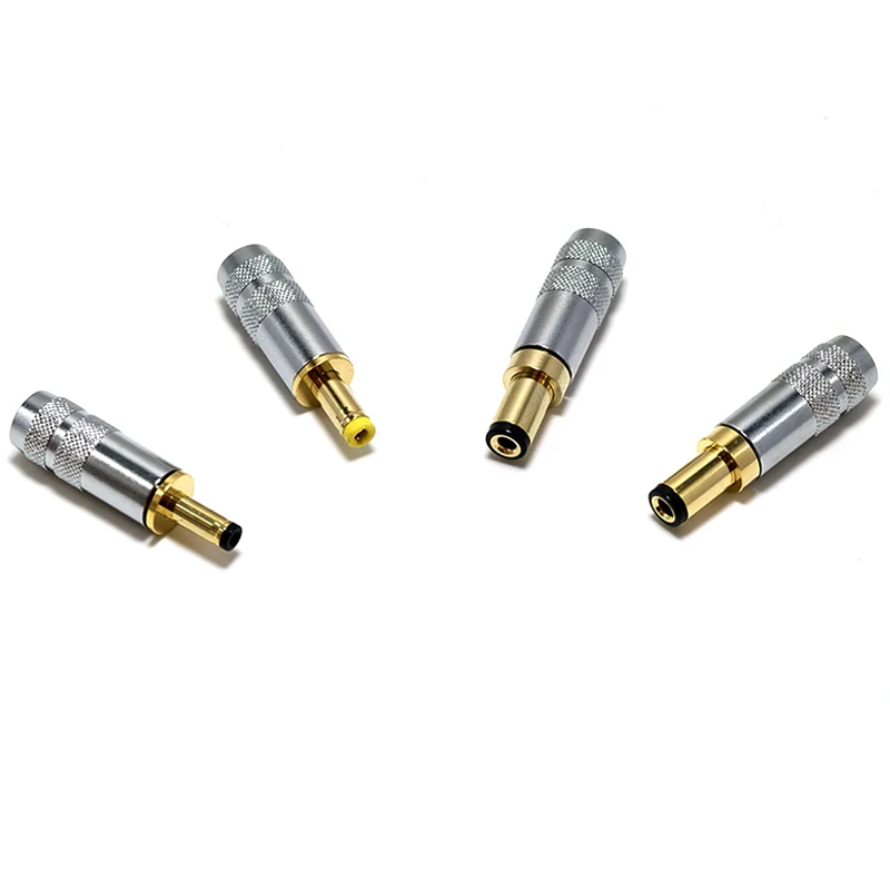 1PCS Gold Plated Copper DC Male Plug 5.52.5 5.52.1 4.01.7 3.51.35mm DC Power Jack Connector Adapter
1PCS Gold Plated Copper DC Male Plug 5.52.5 5.52.1 4.01.7 3.51.35mm DC Power Jack Connector Adapter