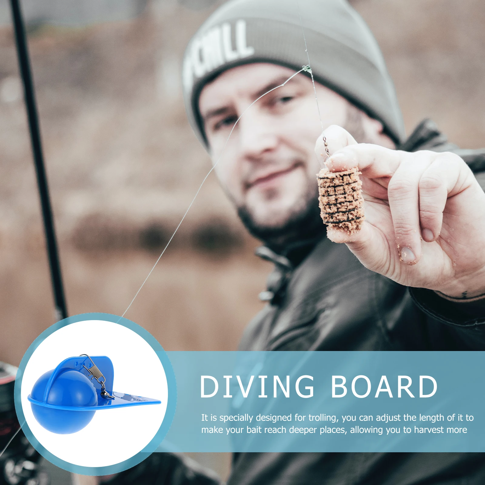 2 Pcs Diving Board Fishing Gear Outdoor Trolling Boards Plastic Adjustable Length Bait Deep Fishing Accessories
2 Pcs Diving Board Fishing Gear Outdoor Trolling Boards Plastic Adjustable Length Bait Deep Fishing Accessories