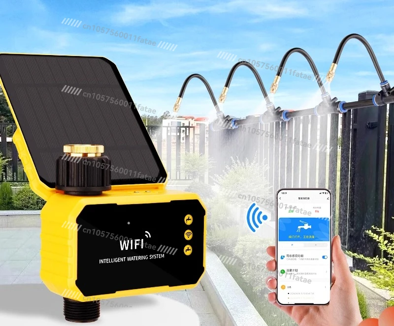 Solar Mobile Phone Remote Wifi Timing Automatic Watering, Spraying Atomization Adjustable Universal Garden Watering
Solar Mobile Phone Remote Wifi Timing Automatic Watering, Spraying Atomization Adjustable Universal Garden Watering