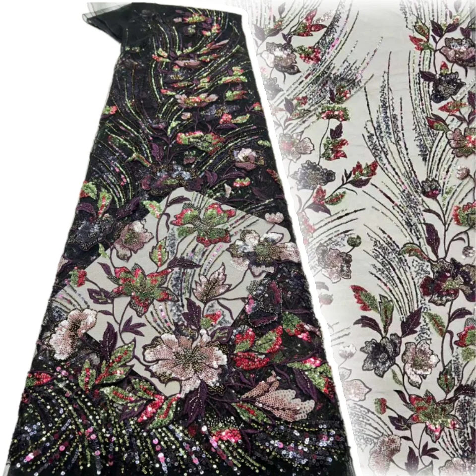 New Design Luxury African Groom Beaded Lace Fabric 2026 High Quality Nigerian Sequin Lace Fabric for Sewing Party Dresses 2344
New Design Luxury African Groom Beaded Lace Fabric 2026 High Quality Nigerian Sequin Lace Fabric for Sewing Party Dresses 2344