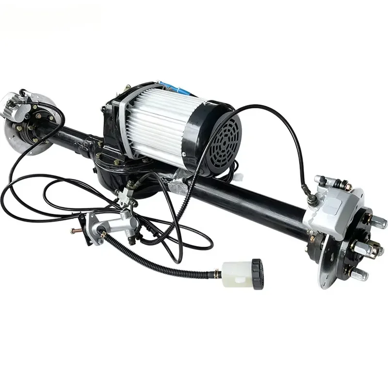 2200 W 60V 72V Big Power Brushless Differential Motor Disc Brake Rear Axle Assembly for Electric Tricycle Four-wheeler
2200 W 60V 72V Big Power Brushless Differential Motor Disc Brake Rear Axle Assembly for Electric Tricycle Four-wheeler