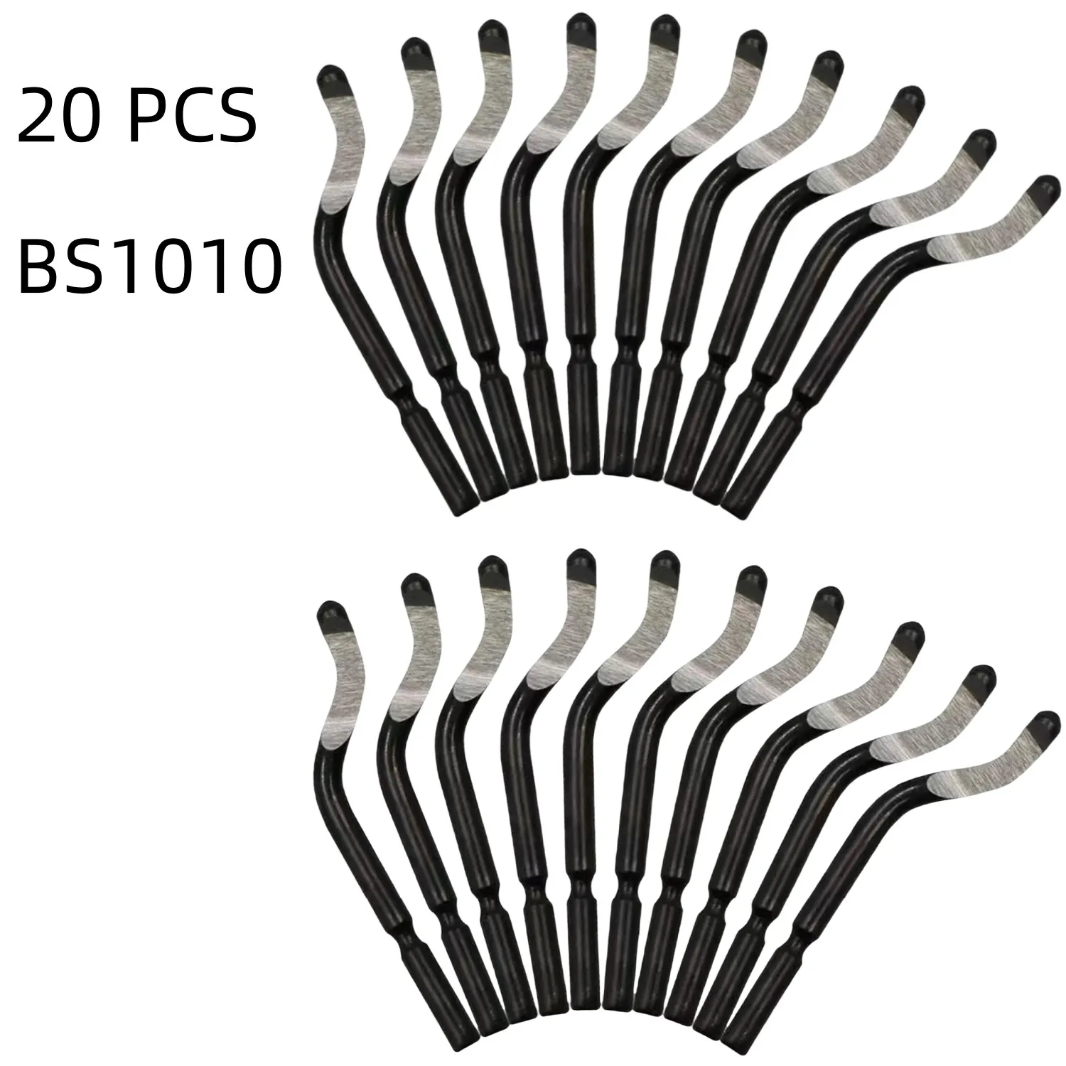 20 pcs BS1010 Trimming Knife Scraper Blade for Hand Deburring Cutters Trimming Blade Replacement for Scraping PVC Plastic Iron
20 pcs BS1010 Trimming Knife Scraper Blade for Hand Deburring Cutters Trimming Blade Replacement for Scraping PVC Plastic Iron