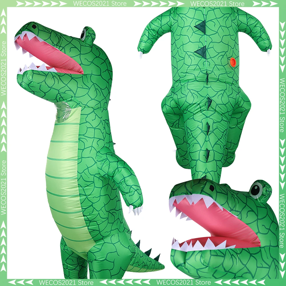 Disguise Funny Animal Crocodile Cosplay Inflatable Costume Full Body Air Blow Up Halloween Role Play Fancy Dress Up Mascot
Disguise Funny Animal Crocodile Cosplay Inflatable Costume Full Body Air Blow Up Halloween Role Play Fancy Dress Up Mascot