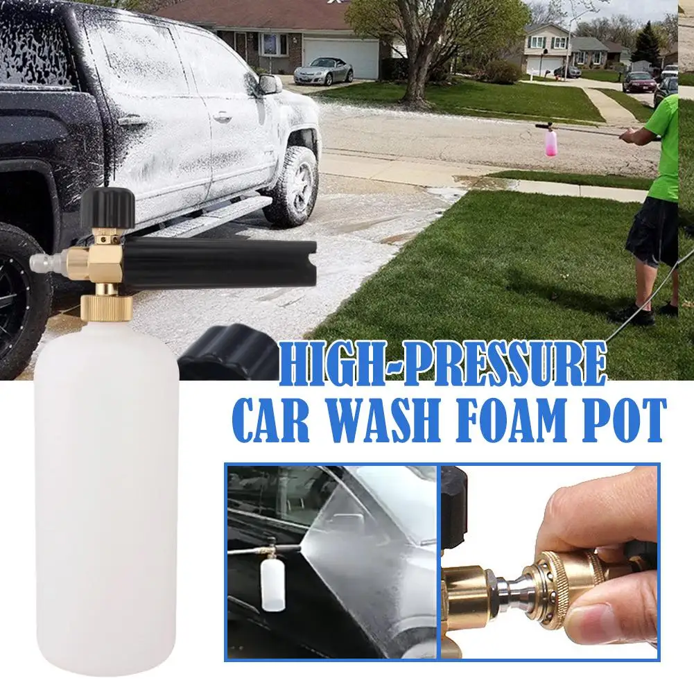 Car Cleaning Foam Gun 1/4 Quick Connector Adjustable High Pressure Soap Foamer Car Wash Pressure Washers Soap Foam Generator
Car Cleaning Foam Gun 1/4 Quick Connector Adjustable High Pressure Soap Foamer Car Wash Pressure Washers Soap Foam Generator