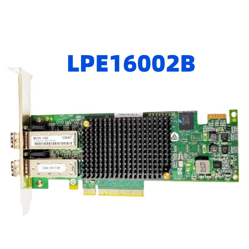 Original LPE16002B 16G Dual Port HBA Fiber Card 00JY849 00JY809 with Mold
Original LPE16002B 16G Dual Port HBA Fiber Card 00JY849 00JY809 with Mold