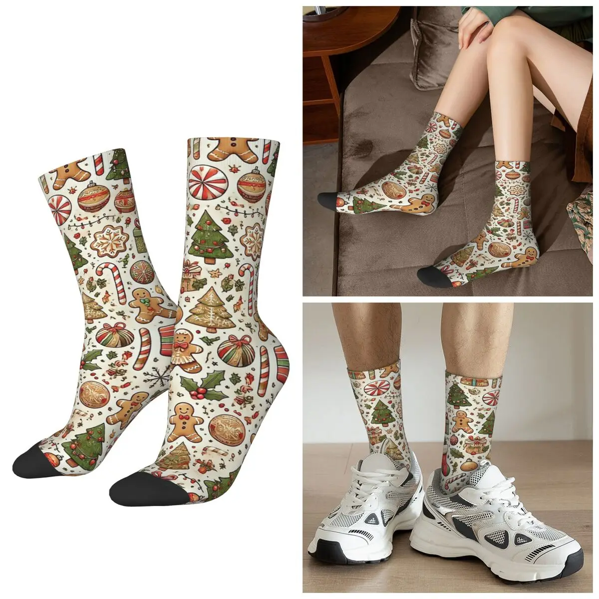 All Seasons Retro Christmas Series Pattern Socks Harajuku Crew Socks Sweat Absorbing Stockings for Men Women Christmas Gifts
All Seasons Retro Christmas Series Pattern Socks Harajuku Crew Socks Sweat Absorbing Stockings for Men Women Christmas Gifts