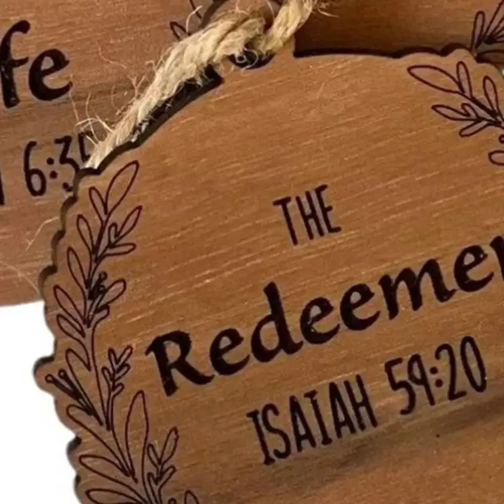 10Pcs Jesus Wood Ornament Christianity Bible Characters Xmas Tree Hanging Pendant Random Type Linen Rope Wood Tree Decoration
10Pcs Jesus Wood Ornament Christianity Bible Characters Xmas Tree Hanging Pendant Random Type Linen Rope Wood Tree Decoration