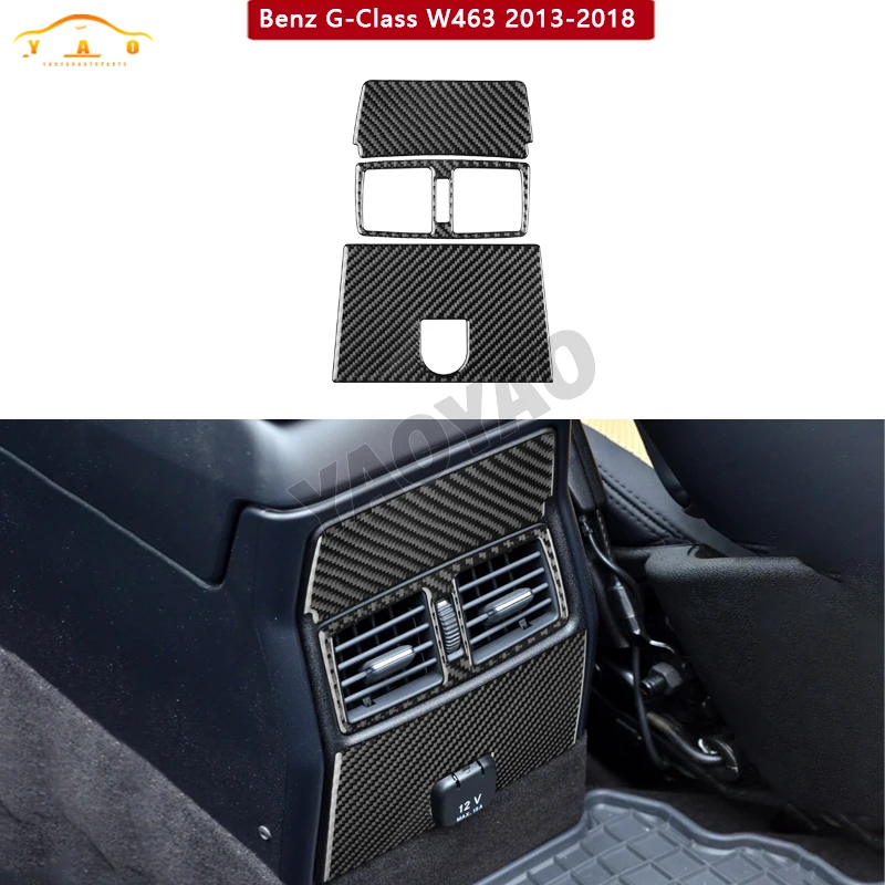 Carbon Fiber Rear Air Vent Outlet Panel Cover Sticker For Benz G-Class G63 W463 2013-2018 Car Interior Accessories
Carbon Fiber Rear Air Vent Outlet Panel Cover Sticker For Benz G-Class G63 W463 2013-2018 Car Interior Accessories
