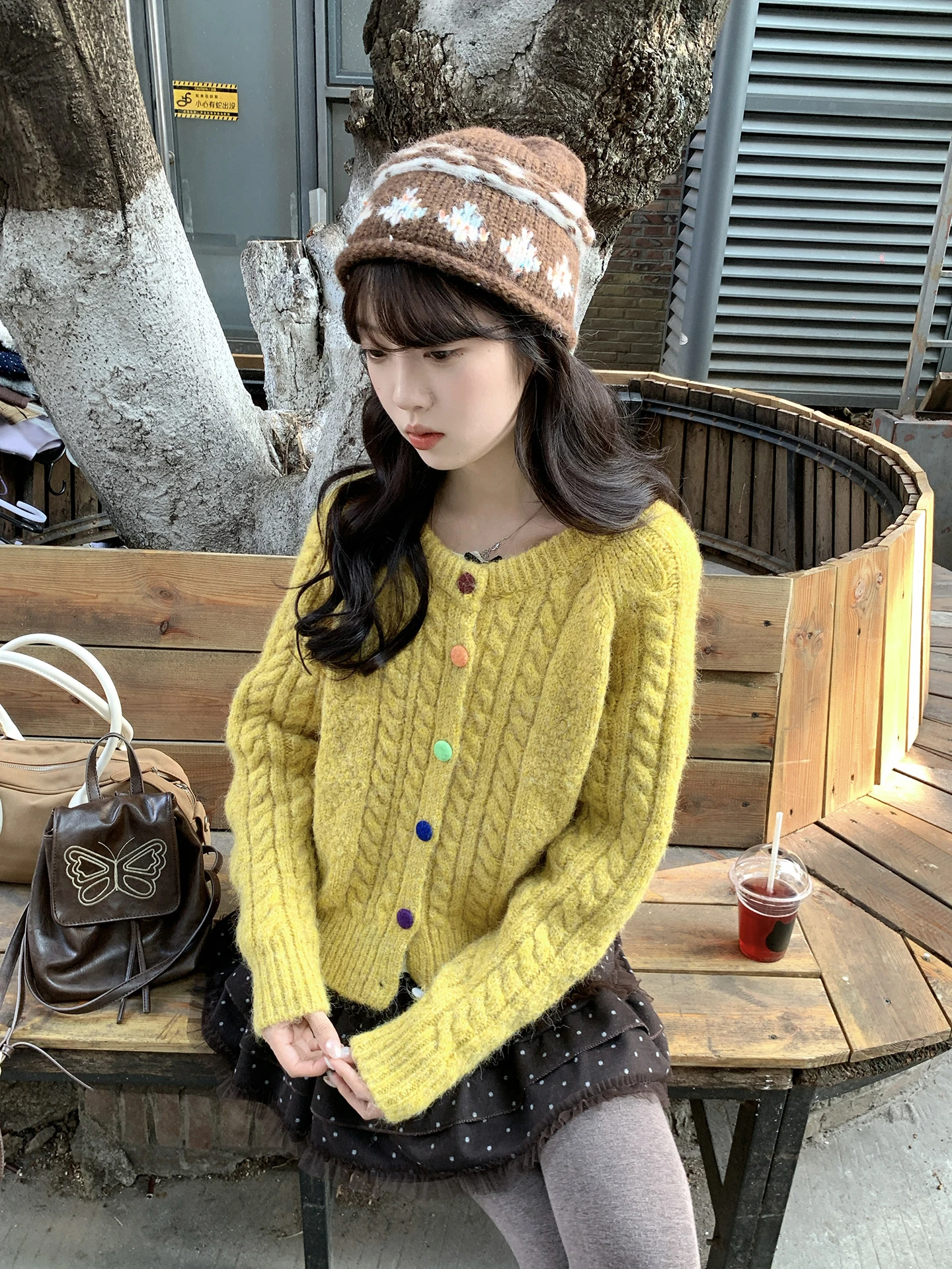 Holli Korean Sle Loose Soft Knitted Sweater Coat Women Winter New Arrival Color Bule Twist Knitwear Warmth Heating
Holli Korean Sle Loose Soft Knitted Sweater Coat Women Winter New Arrival Color Bule Twist Knitwear Warmth Heating
