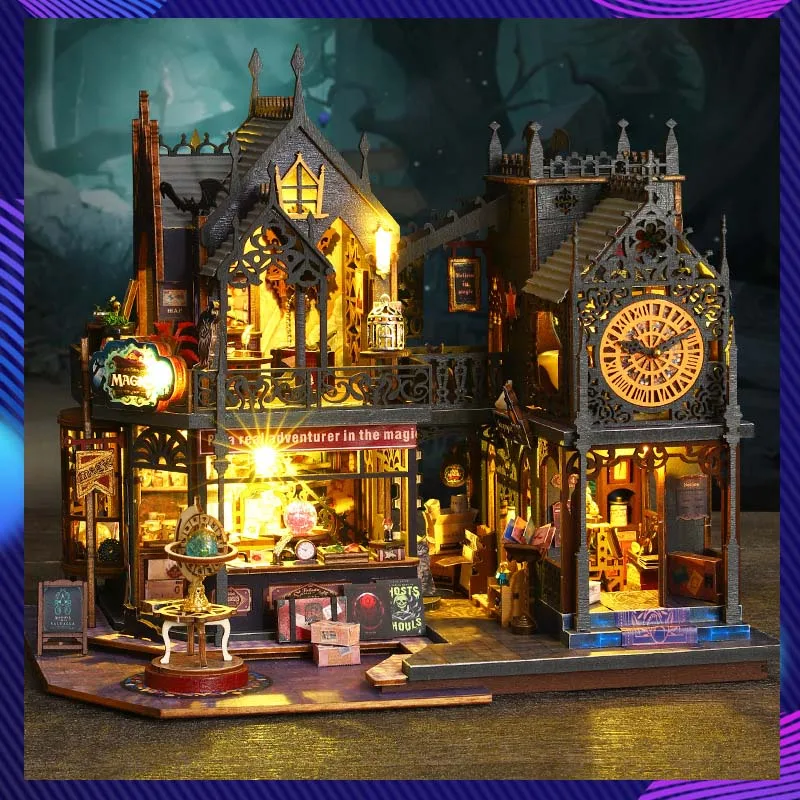 DIY Mini House Holo Magic City Handmade Assembled Model Building Kits Room Decor Ornament Stress Relief Gift For Men Women
DIY Mini House Holo Magic City Handmade Assembled Model Building Kits Room Decor Ornament Stress Relief Gift For Men Women