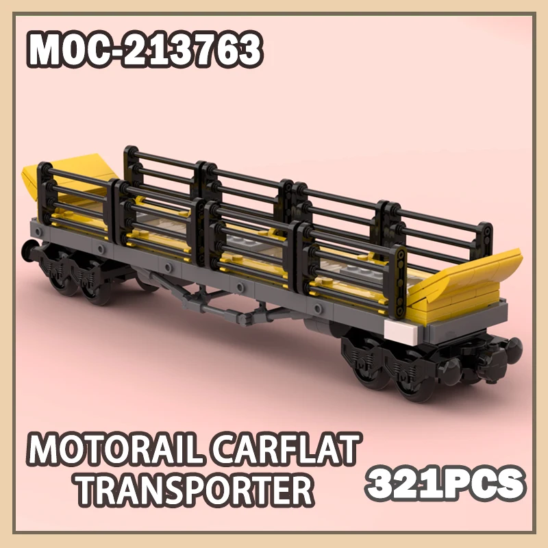MOC- 213763 Motorail Carflat Transporter Строительный блок Инженерные игрушки из частиц Миниатюрный набор «сделай сам» Креативные подарки для начинающих 321 шт.
MOC- 213763 Motorail Carflat Transporter Строительный блок Инженерные игрушки из частиц Миниатюрный набор «сделай сам» Креативные подарки для начинающих 321 шт.