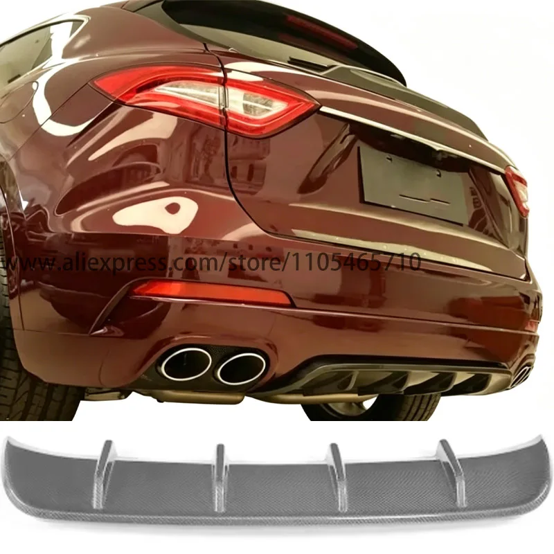 For Maserati Levante S Base Sport 4-Door 2016-2018, Carbon Fiber & FRP Rear Bumper Diffuser Lip
For Maserati Levante S Base Sport 4-Door 2016-2018, Carbon Fiber & FRP Rear Bumper Diffuser Lip