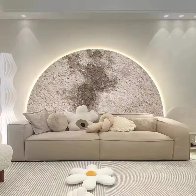Nordic Wabi Sabi Moon Wall Lamp Minimalist LED Fixture for Hallway Porch Art Background Lighting 
Nordic Wabi Sabi Moon Wall Lamp Minimalist LED Fixture for Hallway Porch Art Background Lighting