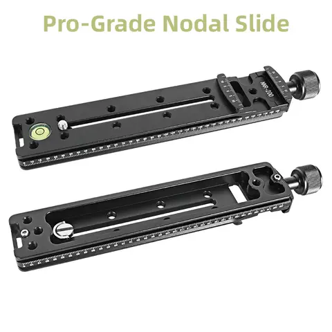 Aluminum CNC Quick Release Plate Rail Nodal Slide Metal Clamp Adapter For Arca Swiss Macro Panoramic Shoot DSLR Camera Lens
