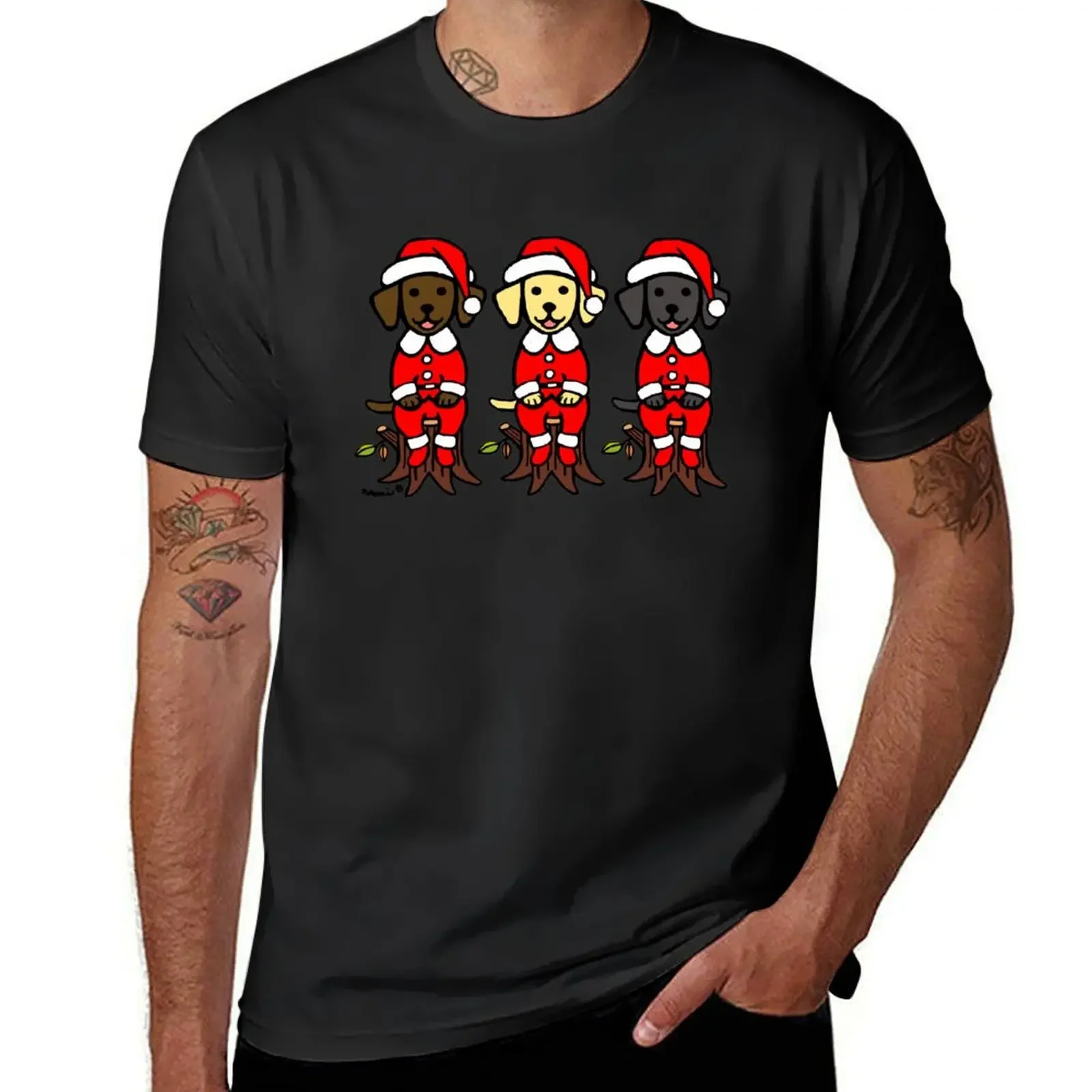 Christmas Santa Claus Labrador Puppies T-Shirt shirts graphic blanks anime clothes compression shirt men
Christmas Santa Claus Labrador Puppies T-Shirt shirts graphic blanks anime clothes compression shirt men