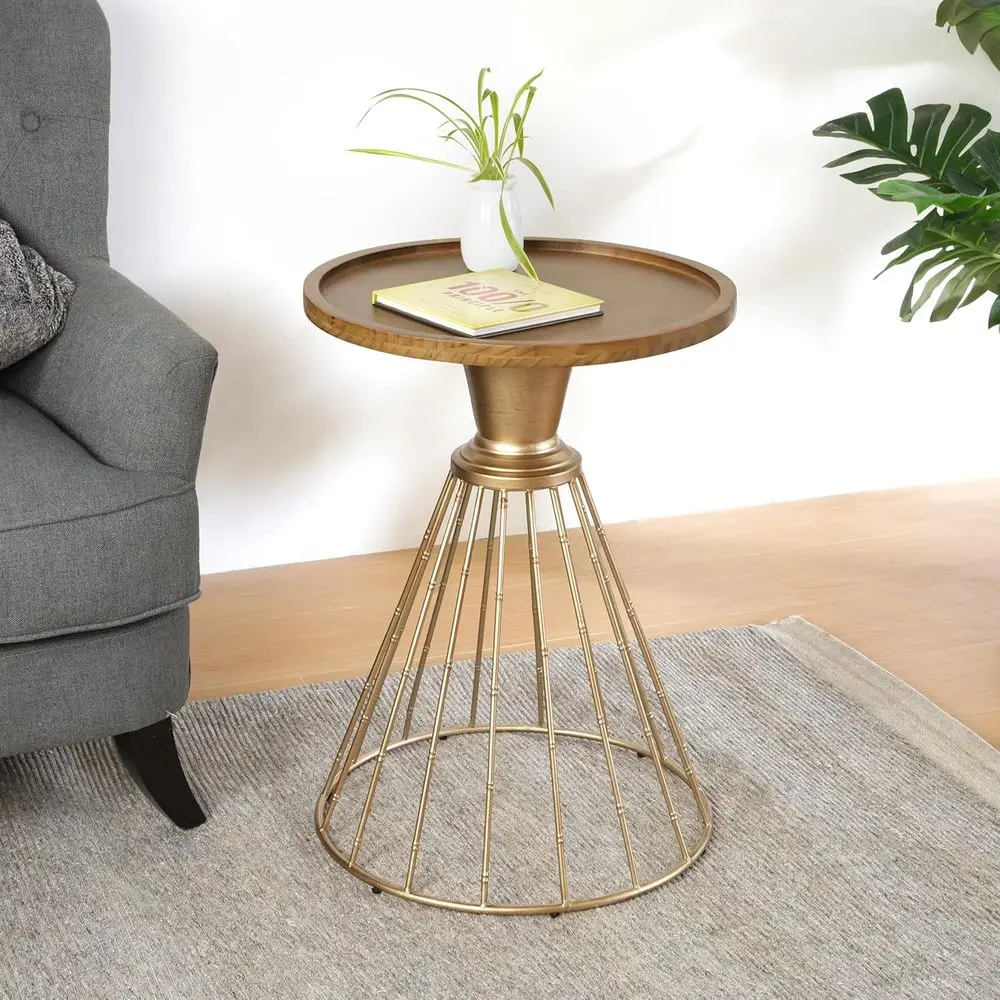 Aurl Hollow Edge End Table, Round Side Table, Wooden Concave Tabletop, Iron e Side Desk, No Assembly Needed, Pine Wood Tea Desk
Aurl Hollow Edge End Table, Round Side Table, Wooden Concave Tabletop, Iron e Side Desk, No Assembly Needed, Pine Wood Tea Desk