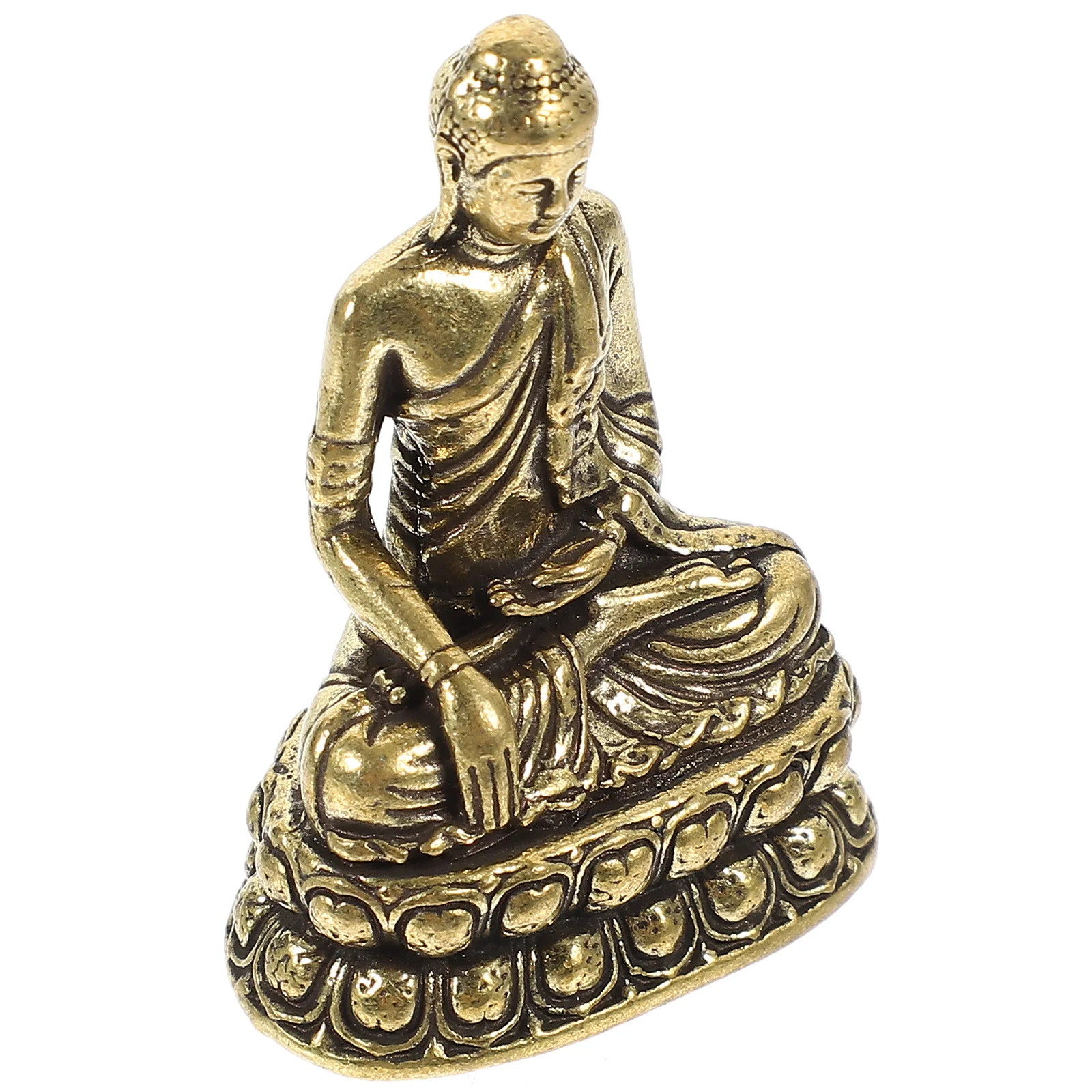 Retro Small Brass Sakyamuni Buddha Statue Desktop Decor Vintage Meditating Ornament Zen Home Office Table Decoration
Retro Small Brass Sakyamuni Buddha Statue Desktop Decor Vintage Meditating Ornament Zen Home Office Table Decoration
