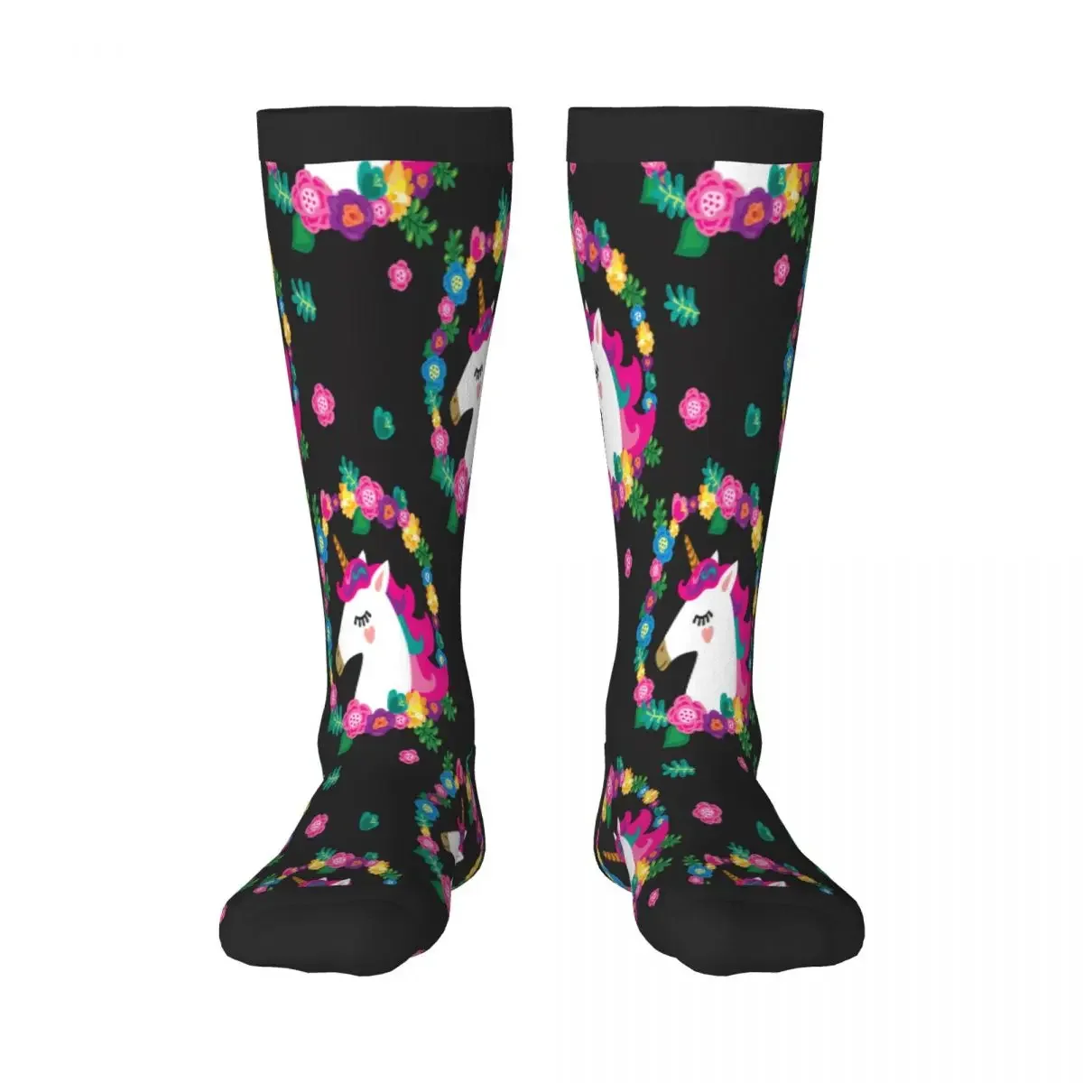 Unisex Socks Autumn Winter Cute Unicorn With Flowers Wreath Long Socks Business Casual Harajuku Streetwear Sports Socks Sox
Unisex Socks Autumn Winter Cute Unicorn With Flowers Wreath Long Socks Business Casual Harajuku Streetwear Sports Socks Sox