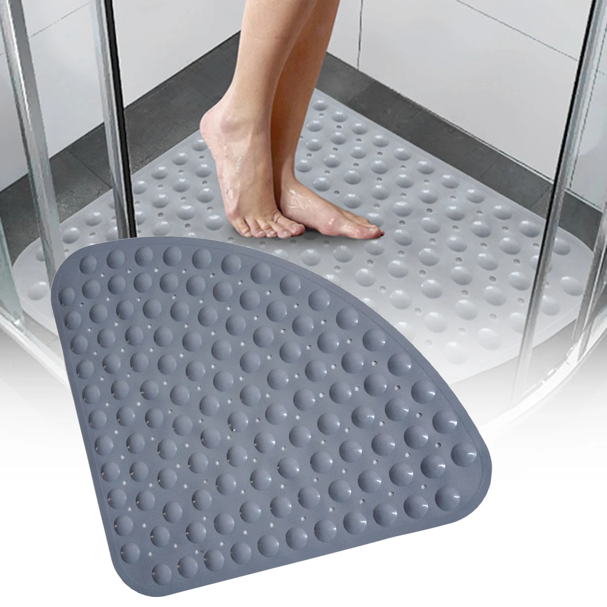 1 PCS 54x54cm Corner Shower Carpet Floor Mat Hotel Home Suction Cup Toilet PVC Shower Mat Sector Shape Anti-slip Pad Cushion
1 PCS 54x54cm Corner Shower Carpet Floor Mat Hotel Home Suction Cup Toilet PVC Shower Mat Sector Shape Anti-slip Pad Cushion