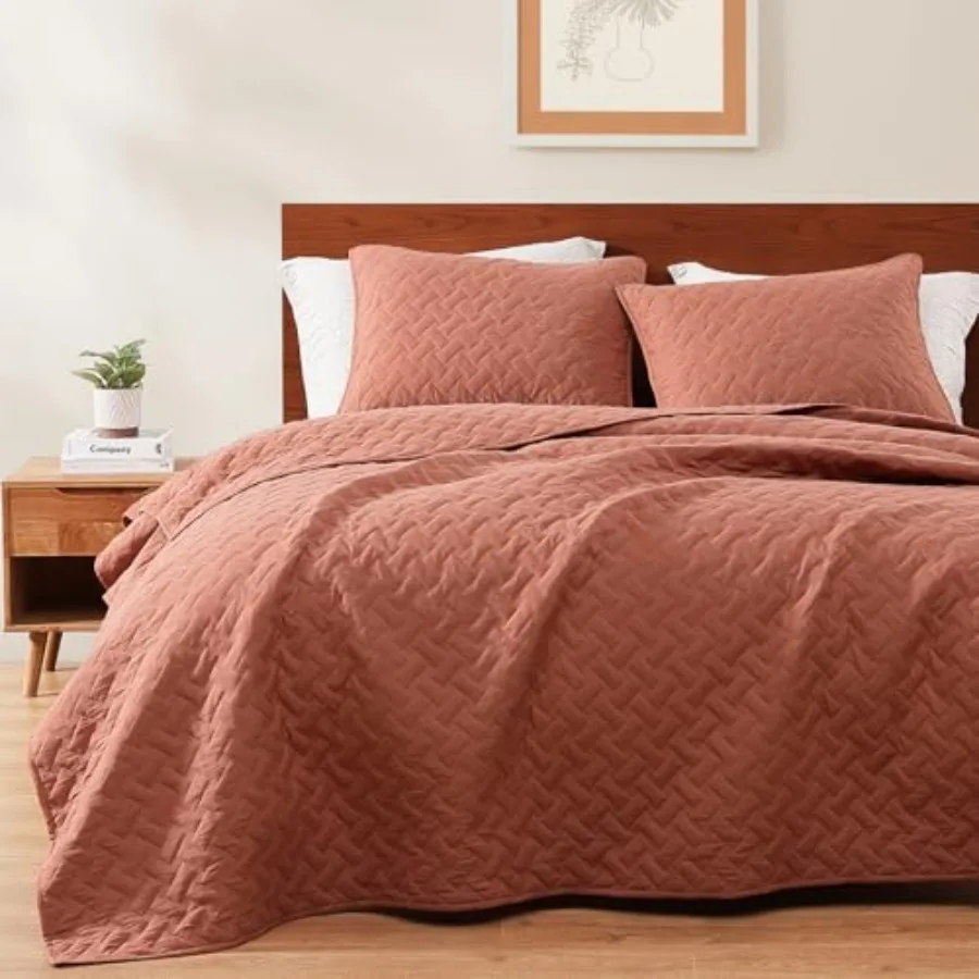 Quilt-3 Pieces Weave Bedspreads Size Quilt Bedding Set for All Seasons, Soft Summer Coverlet with 2 Pillow Shams Suitable for B
Quilt-3 Pieces Weave Bedspreads Size Quilt Bedding Set for All Seasons, Soft Summer Coverlet with 2 Pillow Shams Suitable for B