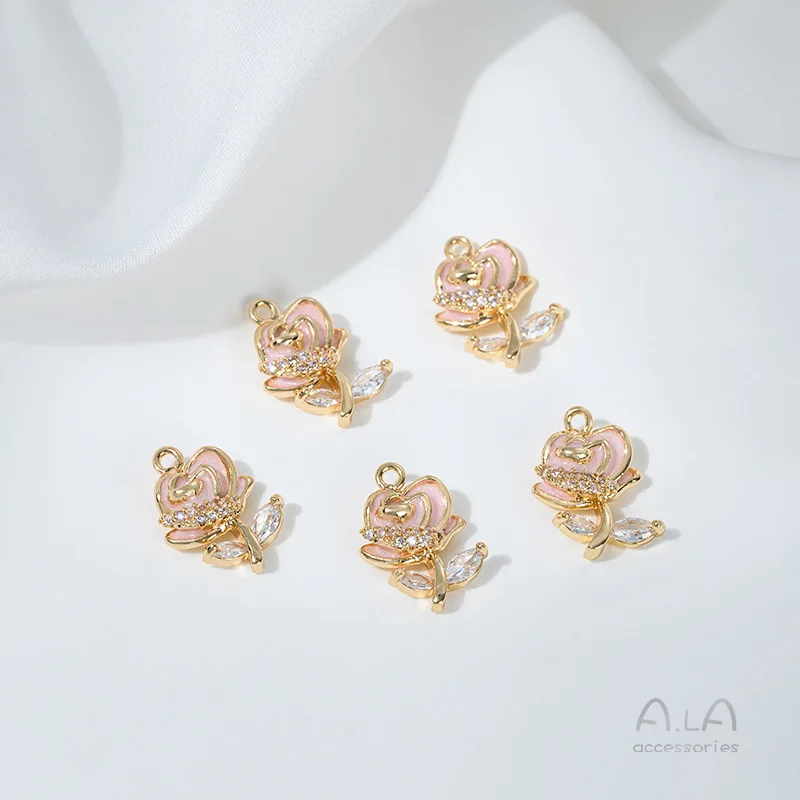 14K Real Gold Hand-painted Color Oil Painting Wind Rose Brand Pendant DIY Handmade Necklace Jewelry Pendant Accessories
14K Real Gold Hand-painted Color Oil Painting Wind Rose Brand Pendant DIY Handmade Necklace Jewelry Pendant Accessories