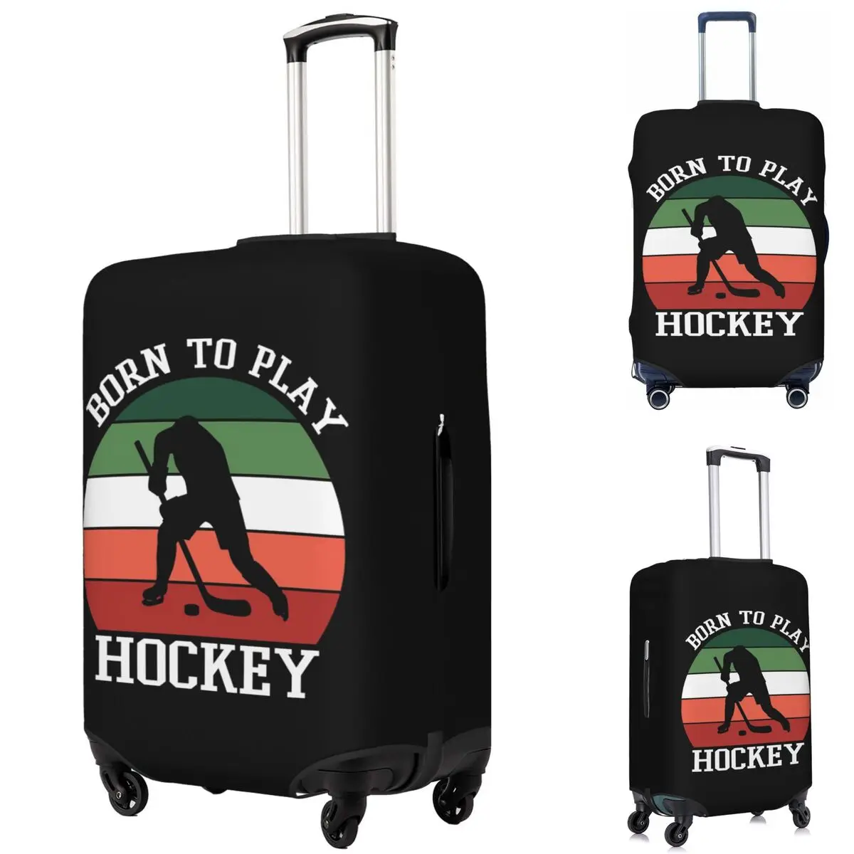 Born To Play Hockey Suitcase Cover Protection Elastic Travel Luggage Protector Covers for 18-32 Inch
Born To Play Hockey Suitcase Cover Protection Elastic Travel Luggage Protector Covers for 18-32 Inch