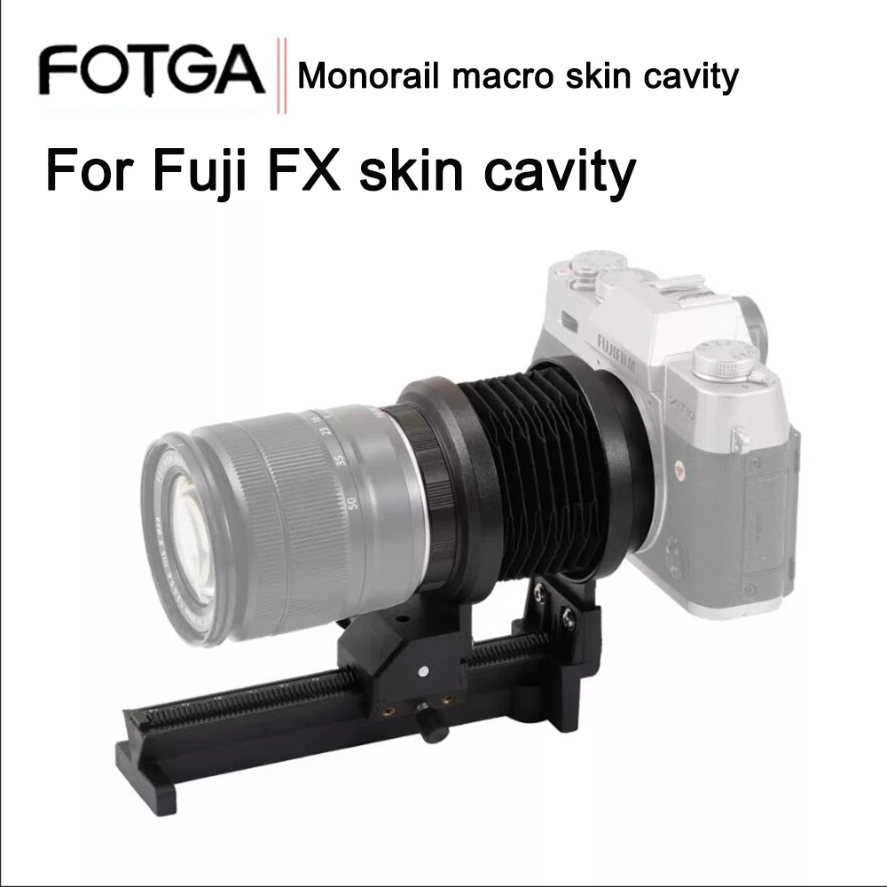 FOTGA Macro Bellow Monorail skin cavity Photo Studio Macro Extension Bellows Tube For Fuji FX lens or body Cameras Fotografia
FOTGA Macro Bellow Monorail skin cavity Photo Studio Macro Extension Bellows Tube For Fuji FX lens or body Cameras Fotografia