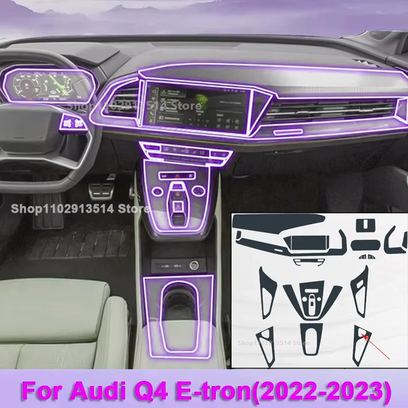 Car Interior Protective Film For Audi Q4 E-tron 2022-2023 Dashboard Center Console Screen Protector Cover Anti-Scratch Sticker
Car Interior Protective Film For Audi Q4 E-tron 2022-2023 Dashboard Center Console Screen Protector Cover Anti-Scratch Sticker
