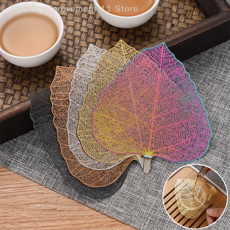 304 Stainless Steel Tea Filter Tea Leakage Net Hollow Out Leave Shape KungFu Infuser Tea Strainer Tea Art Ceremony Accessories
304 Stainless Steel Tea Filter Tea Leakage Net Hollow Out Leave Shape KungFu Infuser Tea Strainer Tea Art Ceremony Accessories