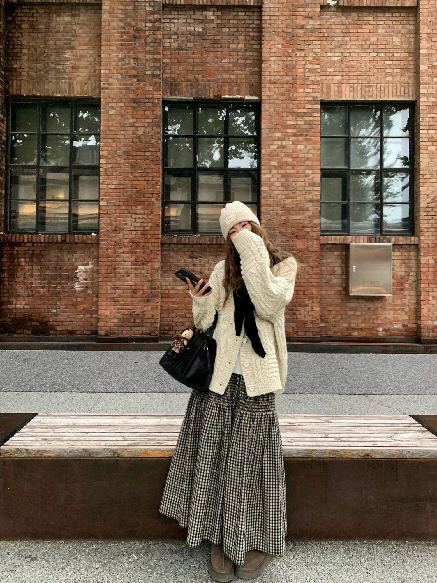 Britney Little Lady Heavyweight A-Line Skirt Casual Plaid High Waist Cotton Lazy Large Skirt Wide Range of Sles for Women
Britney Little Lady Heavyweight A-Line Skirt Casual Plaid High Waist Cotton Lazy Large Skirt Wide Range of Sles for Women