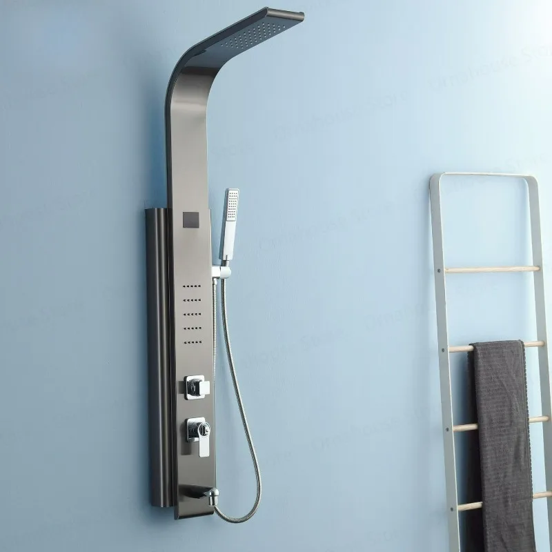 Stainless Steel Shower Set Intelligent Constant Temperature Digital Display Screen Wall Mount High Quality Shower Shower Panel
Stainless Steel Shower Set Intelligent Constant Temperature Digital Display Screen Wall Mount High Quality Shower Shower Panel