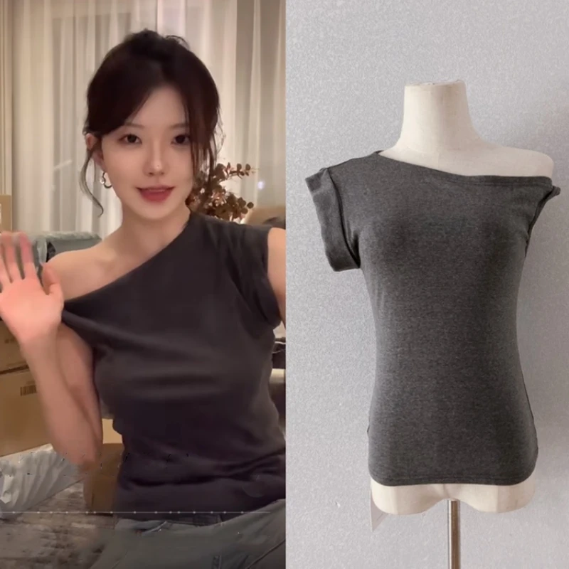 Kpop Girl Group Женские футболки с открытыми плечами Футболки с короткими рукавами Lady High Street Fashion Топы 2023, новые сексуальные футболки в корейском стиле
Kpop Girl Group Женские футболки с открытыми плечами Футболки с короткими рукавами Lady High Street Fashion Топы 2023, новые сексуальные футболки в корейском стиле