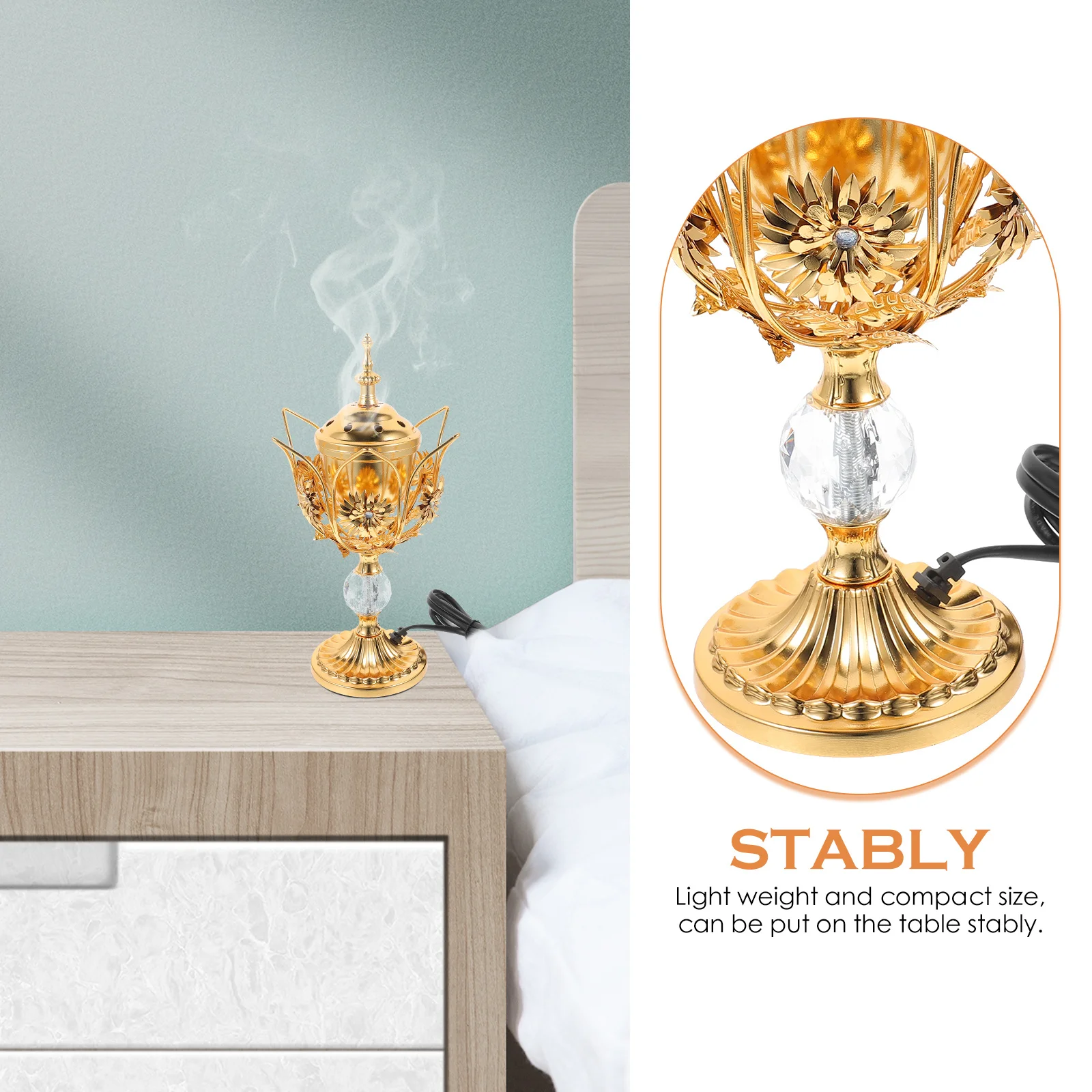 Electric Incense Burner Electric Censer Burner Aroma Incense Burner Incense Stove Aroma Burner Censer
Electric Incense Burner Electric Censer Burner Aroma Incense Burner Incense Stove Aroma Burner Censer