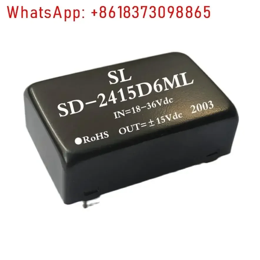 SD-2415D6ML Изолирующий модуль питания 6 Вт, 18-36, широкое напряжение от 24 В до ± 15 В со встроенной защитой от короткого замыкания DCDC
SD-2415D6ML Изолирующий модуль питания 6 Вт, 18-36, широкое напряжение от 24 В до ± 15 В со встроенной защитой от короткого замыкания DCDC