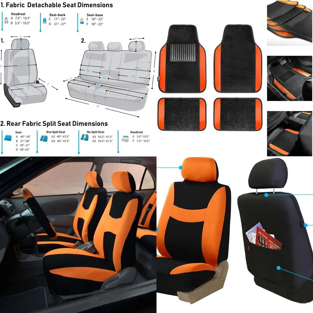 Легкие и дышащие тканевые чехлы на сиденья (подушка безопасности и разделенный готовый) с коврами — универсальный автомобиль, грузовик, внедорожник или фургон
Легкие и дышащие тканевые чехлы на сиденья (подушка безопасности и разделенный готовый) с коврами — универсальный автомобиль, грузовик, внедорожник или фургон