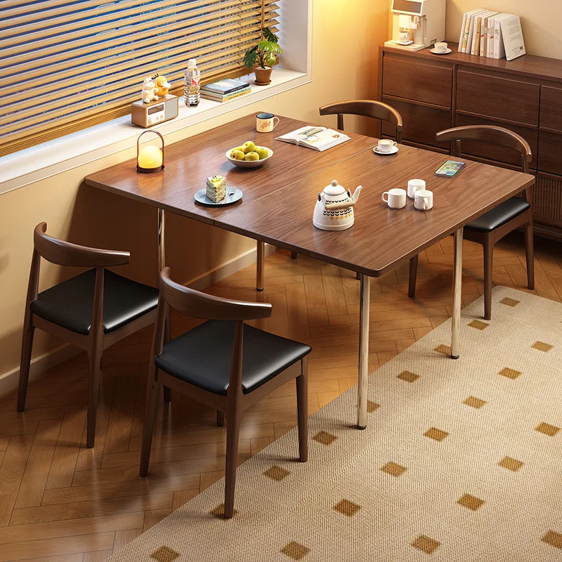 Retro style solid wood folding table small apartment living room home dining table combination new rectangular retractable dinin
Retro style solid wood folding table small apartment living room home dining table combination new rectangular retractable dinin