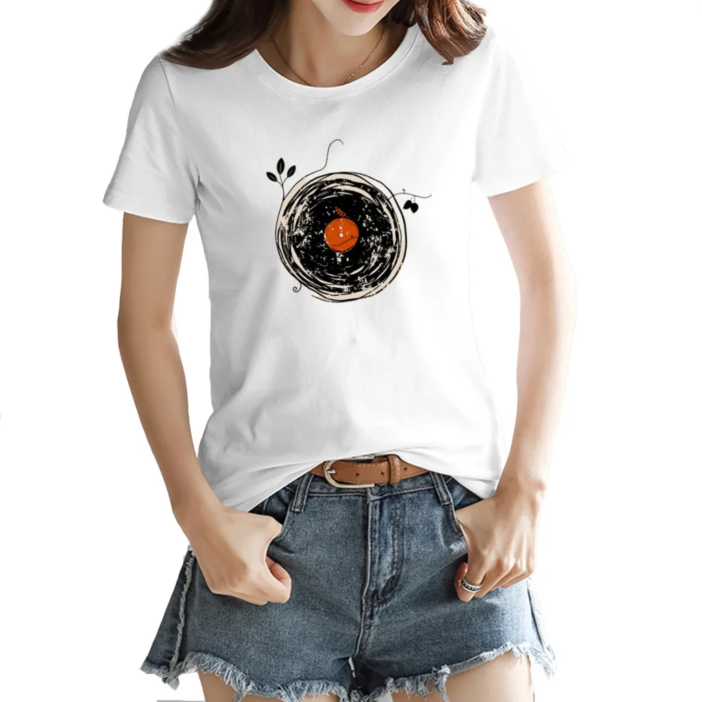 Enchant Vinyl Records Vintage Women's Cotton Short Sleeve, Brand Loose Fit T-Shirt, Luxury Designer Top, Summer 2024 Mega Sale
Enchant Vinyl Records Vintage Women's Cotton Short Sleeve, Brand Loose Fit T-Shirt, Luxury Designer Top, Summer 2024 Mega Sale