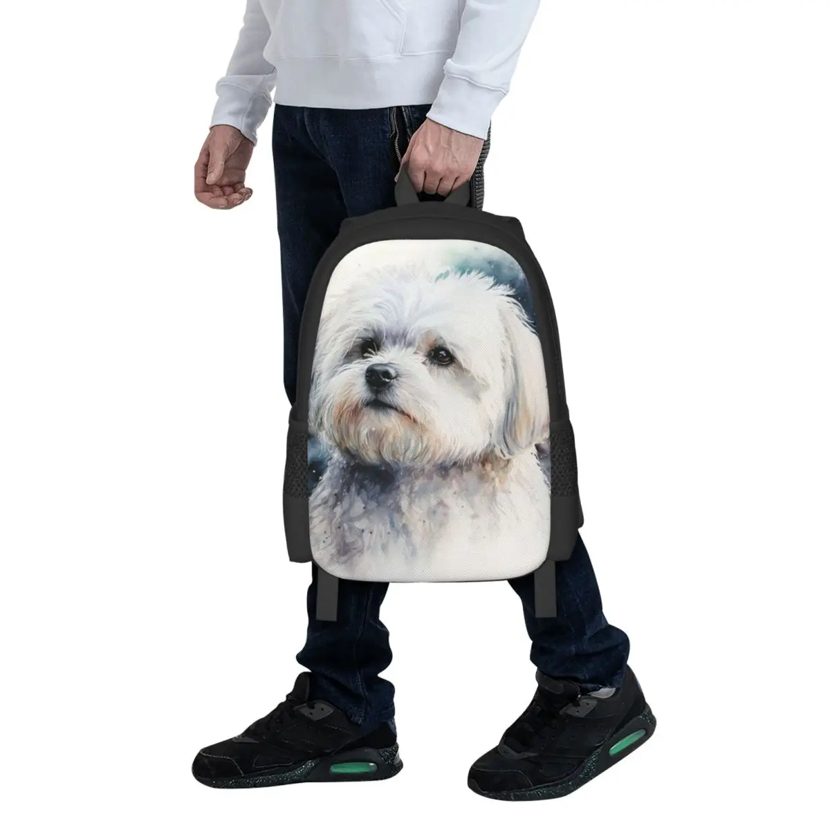 Maltese Dog Art Student Backpack School Bag Hiking Travel Daypack for Boys Girls Fashion Bookbag Shoulder Bags
Maltese Dog Art Student Backpack School Bag Hiking Travel Daypack for Boys Girls Fashion Bookbag Shoulder Bags