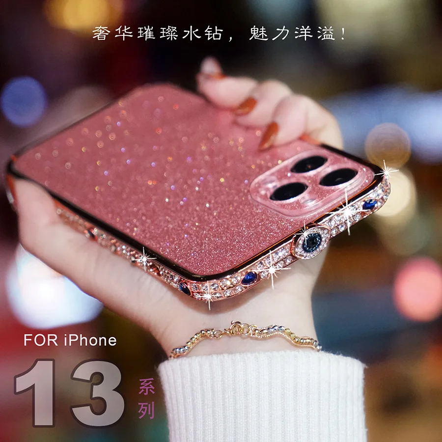 Bling Rhinestone Glitter Crystal Dimond Bumper Case For Iphone 13 12 11 Pro Xs Max Case Metal Cover For Iphone 7 8 Plus X Xr Se
Bling Rhinestone Glitter Crystal Dimond Bumper Case For Iphone 13 12 11 Pro Xs Max Case Metal Cover For Iphone 7 8 Plus X Xr Se