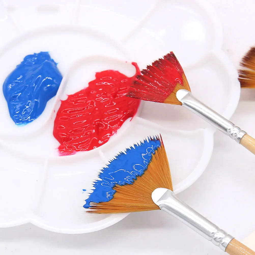 10 Pcs Paint Brush Set Two-color Nylon Hair Watercolor Acrylic Stencil Brushes Comfort Grip Wear-resistant Art Supplies
10 Pcs Paint Brush Set Two-color Nylon Hair Watercolor Acrylic Stencil Brushes Comfort Grip Wear-resistant Art Supplies