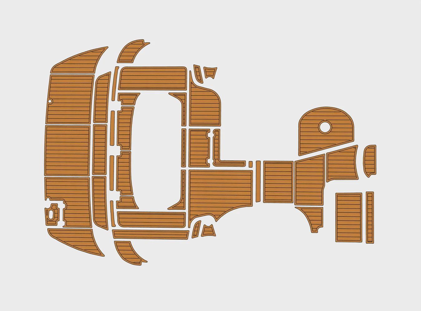 2002-2005 Regal 4260 Commodore 1/4" 6mm EVA foam Non-Slip PVC Teak Decking marine Mat aqua gatorstep carpet Marine Floor
2002-2005 Regal 4260 Commodore 1/4" 6mm EVA foam Non-Slip PVC Teak Decking marine Mat aqua gatorstep carpet Marine Floor