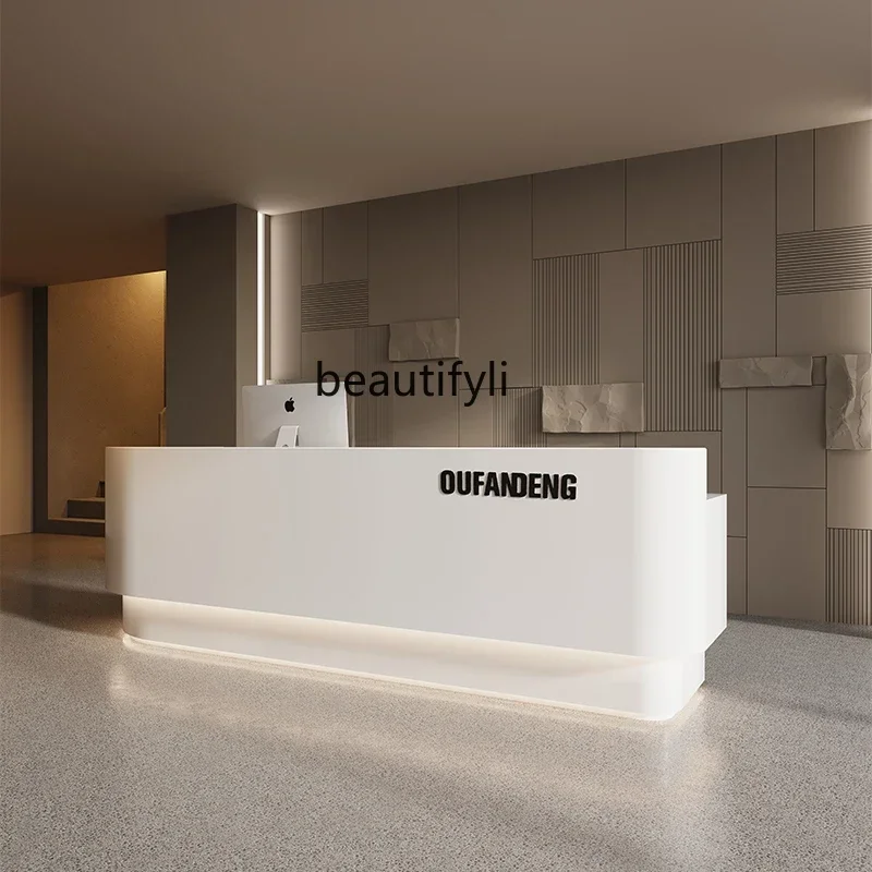 smt14 new Customized curved bar checkout page Company beauty salon Hotel front desk Reception desk ss 14
smt14 new Customized curved bar checkout page Company beauty salon Hotel front desk Reception desk ss 14