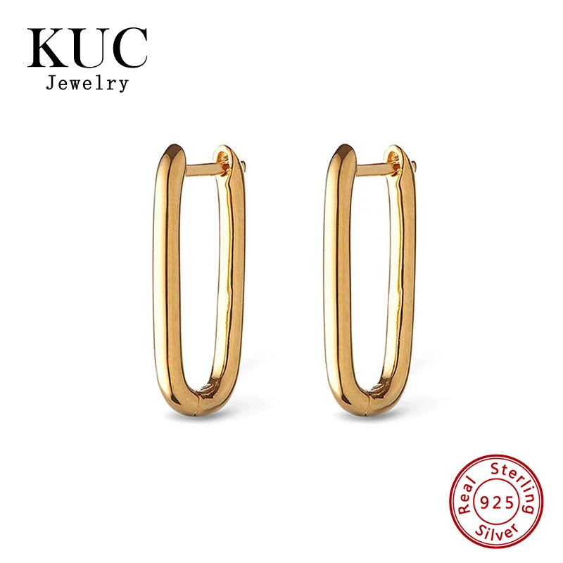 Fine Jewelry Earring Custom Classic Fashion Trendy 925 Sterling Silver 18k Gold Plated U Shape Hoop Huggie Earrings
Fine Jewelry Earring Custom Classic Fashion Trendy 925 Sterling Silver 18k Gold Plated U Shape Hoop Huggie Earrings