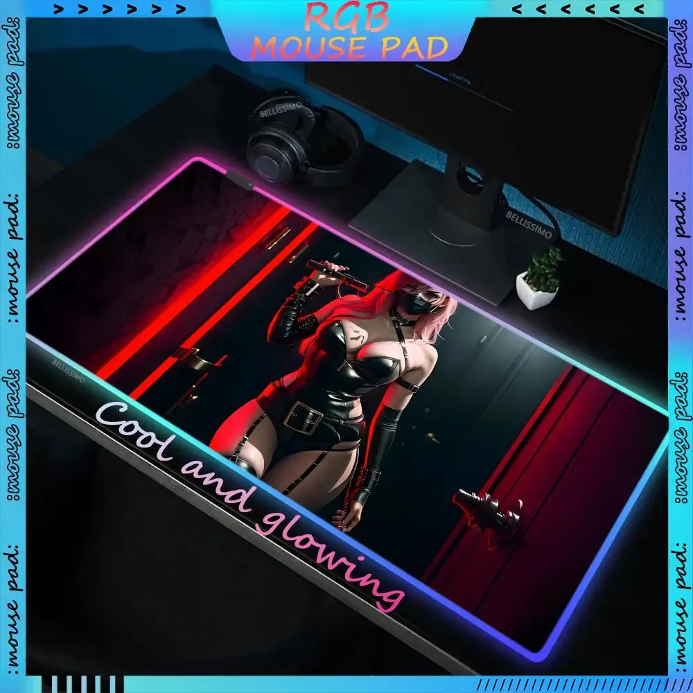 Anime Charming Sexy Beauty Games Large RGB Led rubber Mouse Pad Computer Lock Edge Mouse pads game player Keyboard Desktop Mat
Anime Charming Sexy Beauty Games Large RGB Led rubber Mouse Pad Computer Lock Edge Mouse pads game player Keyboard Desktop Mat