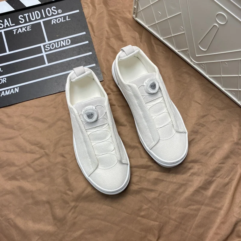 Large size pure white low top board shoes with knob and no tie for lazy people, foot covers for middle-aged and elderly people,
Large size pure white low top board shoes with knob and no tie for lazy people, foot covers for middle-aged and elderly people,
