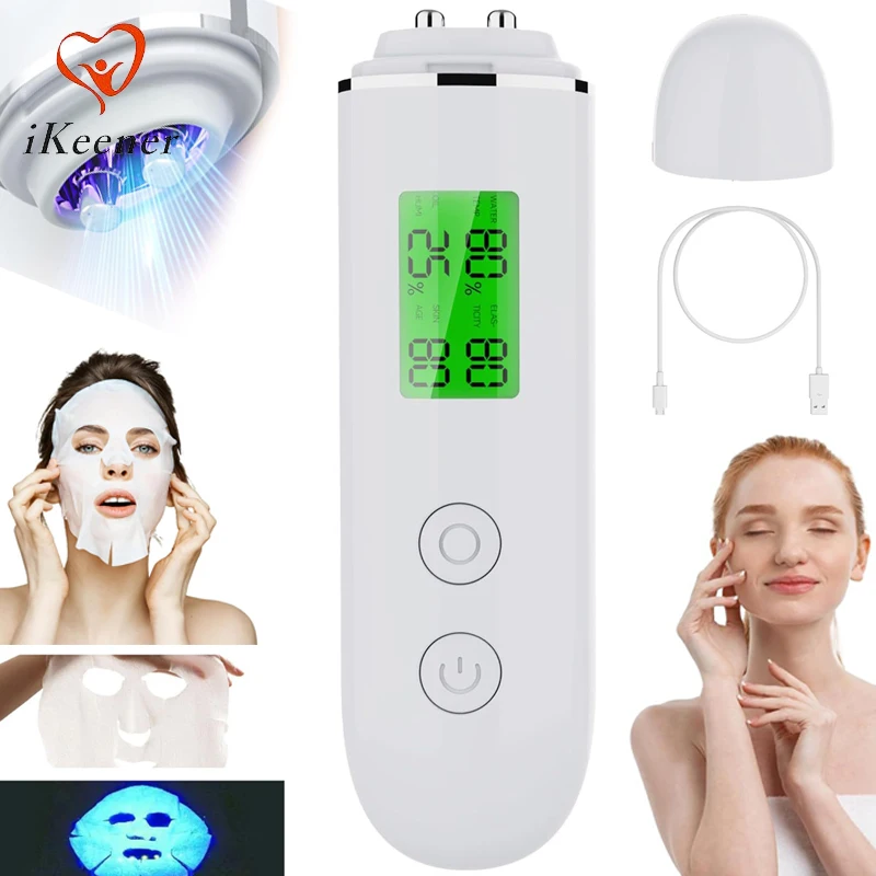 Skin Analyzer Fluorescent Detector 2 in 1 LCD Digital Face Skin Smart Water Oil Content Facial Moisture Analyzer Skin Care Tools
Skin Analyzer Fluorescent Detector 2 in 1 LCD Digital Face Skin Smart Water Oil Content Facial Moisture Analyzer Skin Care Tools