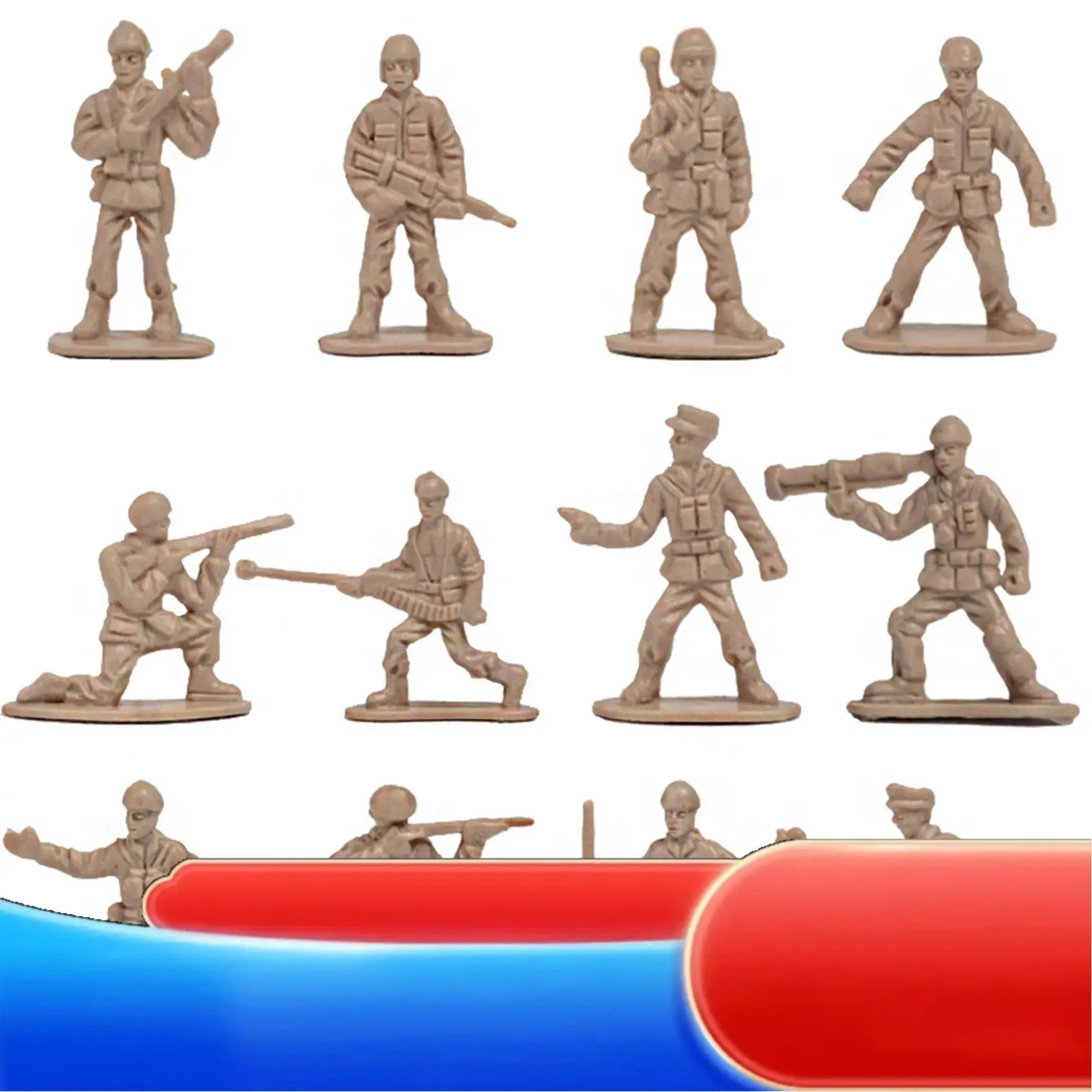 360 шт./компл. 1/72 DIY моделирование пластиковые фигурки солдат, модель мини-фигурки солдат, аксессуары для песочного стола-X65A
360 шт./компл. 1/72 DIY моделирование пластиковые фигурки солдат, модель мини-фигурки солдат, аксессуары для песочного стола-X65A
