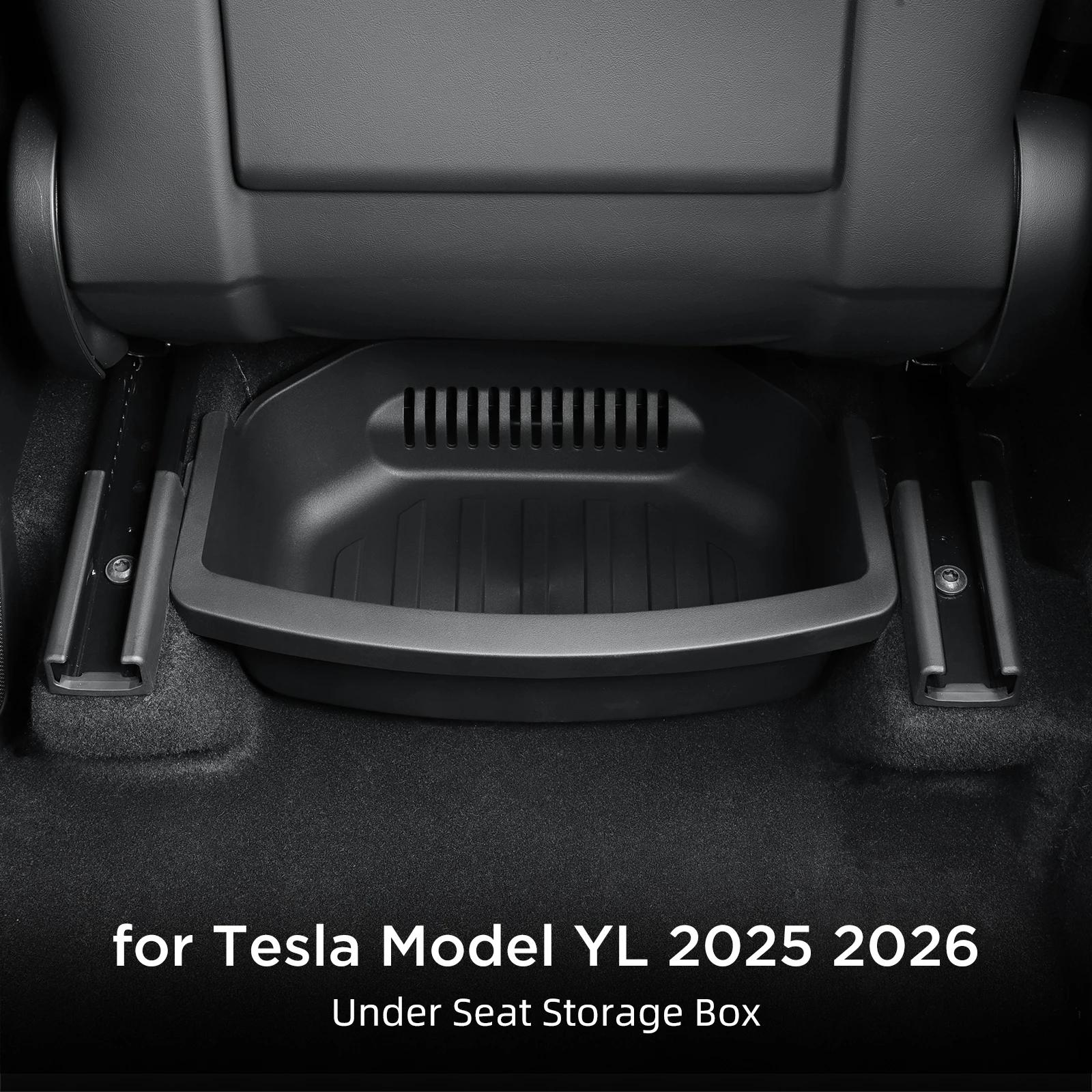 for Tesla Model YL 2025 2026 Car First Row Under Seat Front Rear Storage Box Drawer Type TPE Car Tray Organizer Accessories
for Tesla Model YL 2025 2026 Car First Row Under Seat Front Rear Storage Box Drawer Type TPE Car Tray Organizer Accessories