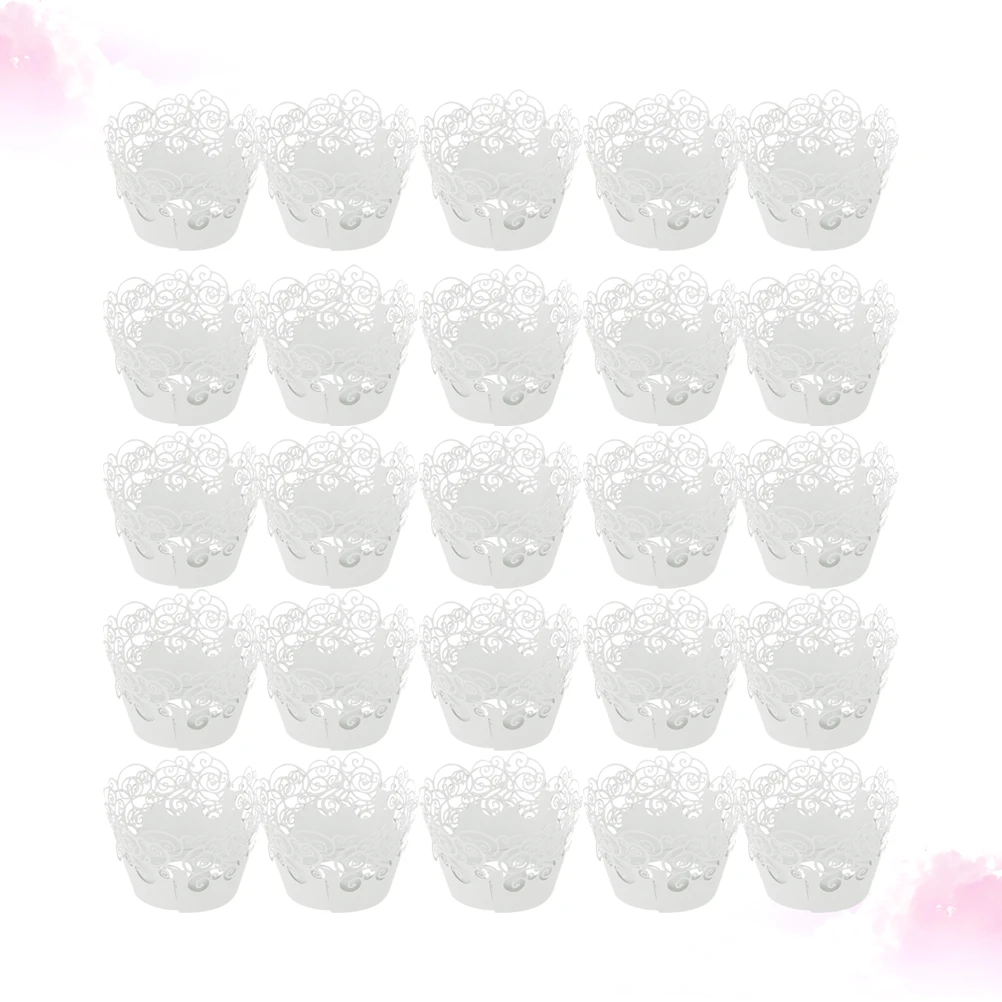 25pcs Premium Hollow Out Lace Cake Wrappers for Baking Cups Muffin Cases Party Wedding Decorative Paper Holders
25pcs Premium Hollow Out Lace Cake Wrappers for Baking Cups Muffin Cases Party Wedding Decorative Paper Holders